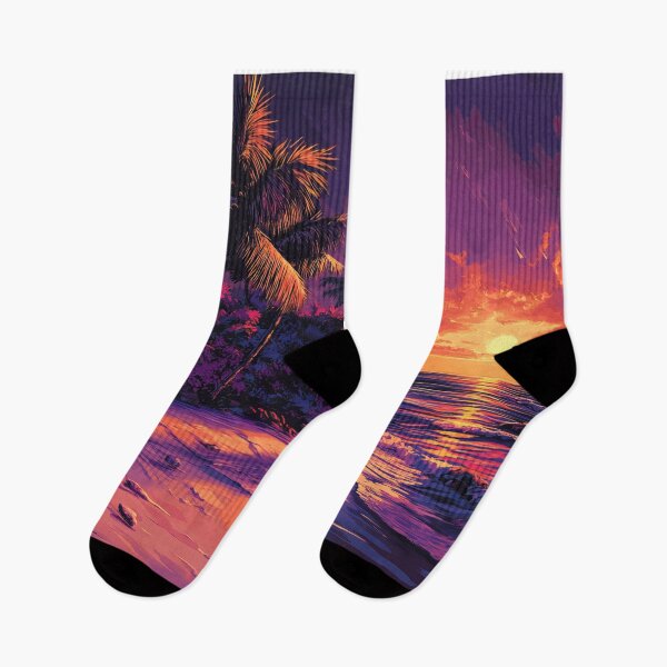 Item preview, Golden Hour Island Escape - Beach Lover Art designed and sold by Emaga Digital Studio.