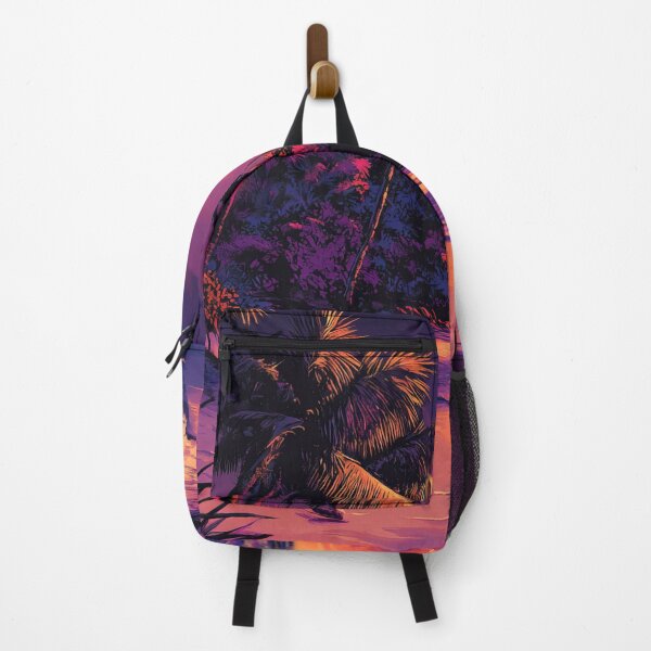 Item preview, A sunset on a tropical island paints the sky with brilliant colors designed and sold by emaga.