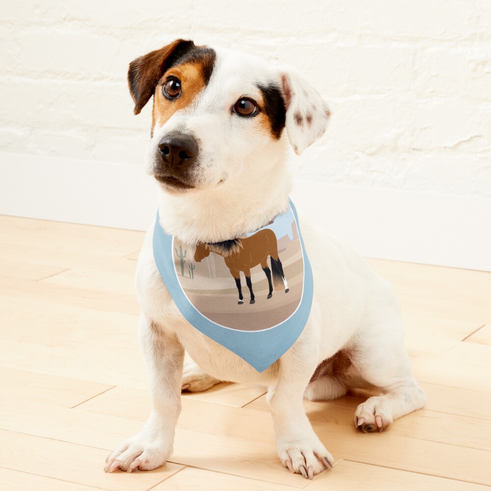 Aperçu de l'œuvre Bandana pour animaux créée et vendue par WebEquitation.