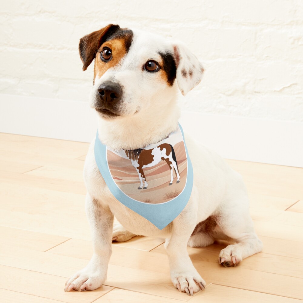 Aperçu de l'œuvre Bandana pour animaux créée et vendue par WebEquitation.