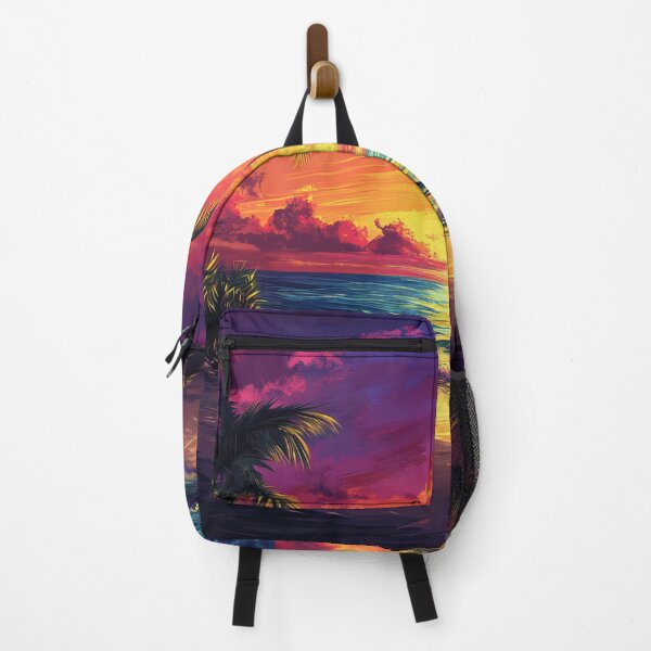 Item preview, A sunset on a tropical island paints the sky with brilliant colors designed and sold by emaga.