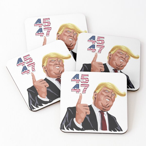 Item preview, Anti Musk Donald Trump 45 47 Illustration designed and sold by kevinkreativity.
