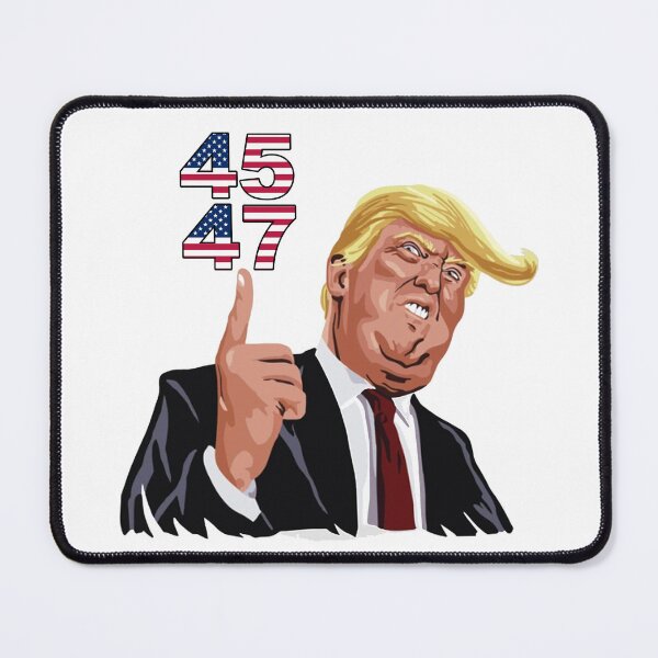 Item preview, Anti Musk Donald Trump 45 47 Illustration designed and sold by kevinkreativity.