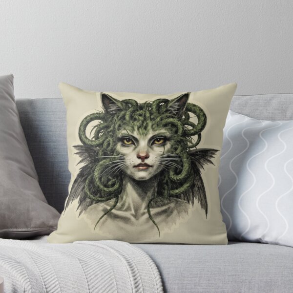 Item preview, Feline Fury: The Medusa Cat designed and sold by HecatesDelights.