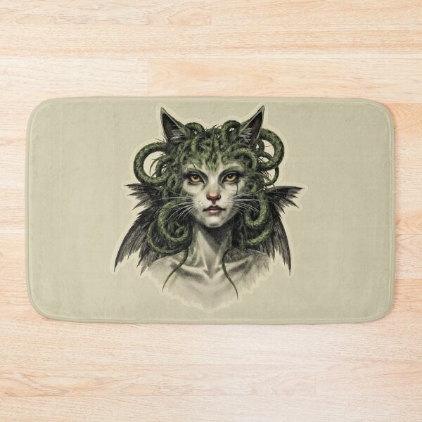 Item preview, Feline Fury: The Medusa Cat designed and sold by HecatesDelights.