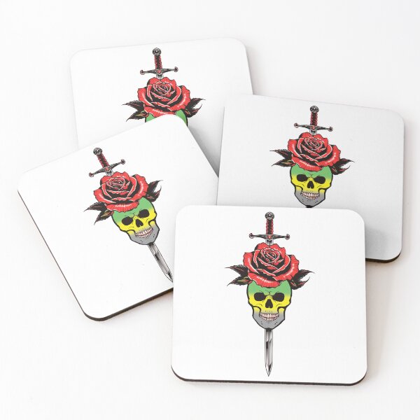 Item preview, Gothic Lithromantic Skull & Rose Dagger – Lithromantic Pride Flag Design designed and sold by Travelslightly.