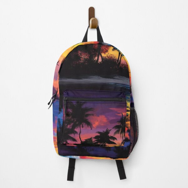 Item preview, Tropical Island Sunset - Golden Ocean Horizon designed and sold by Emaga Digital Studio.