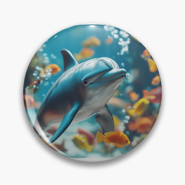Item preview, Dolphin in a Coral Reef: A Spectacular Underwater Encounter designed and sold by emaga.