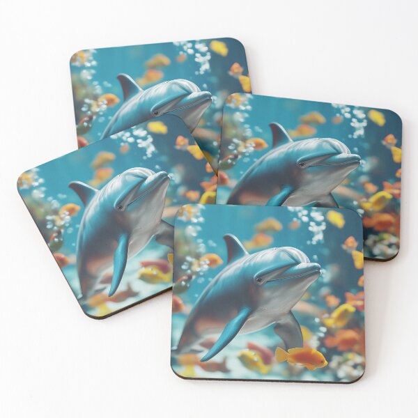 Item preview, Dolphin in a Coral Reef: A Spectacular Underwater Encounter designed and sold by emaga.