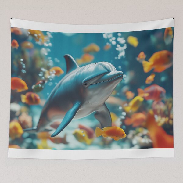 Item preview, Dolphin in a Coral Reef: A Spectacular Underwater Encounter designed and sold by emaga.