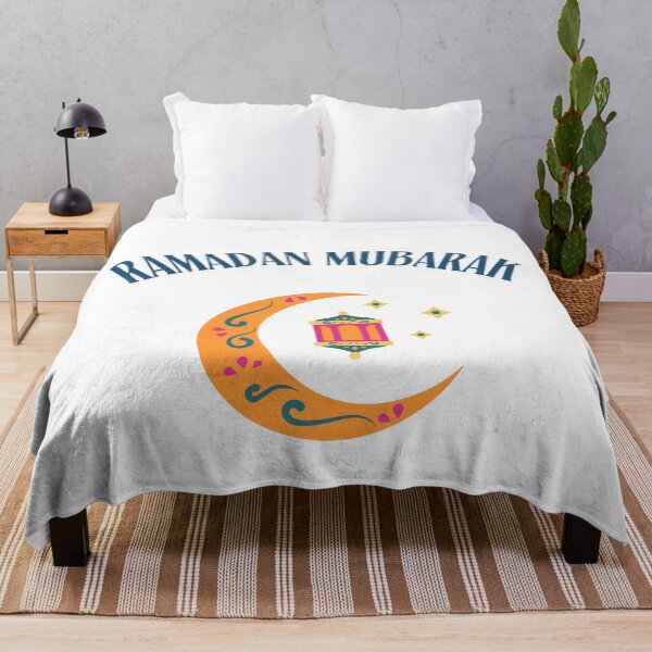 Item preview, Ramadan Mubarak – Crescent Moon & Lantern Festive Illustration designed and sold by World-Shop25.