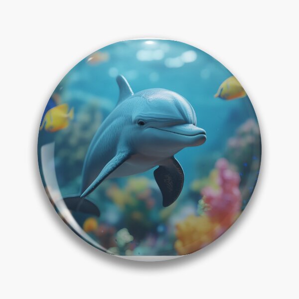 Item preview, Dolphin in a Coral Reef: A Spectacular Underwater Encounter designed and sold by emaga.