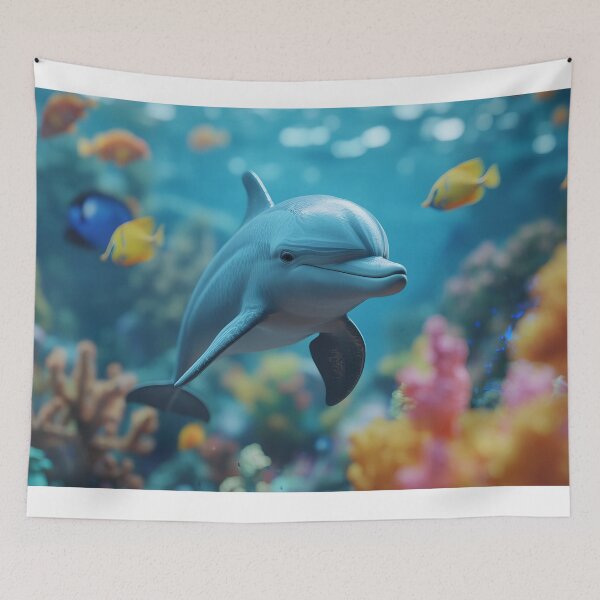 Item preview, Dolphin in a Coral Reef: A Spectacular Underwater Encounter designed and sold by emaga.