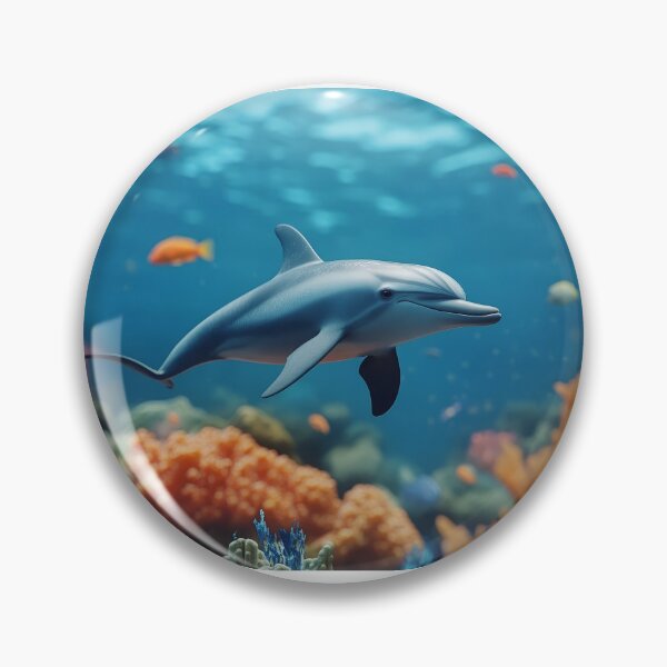 Item preview, Dolphin in a Coral Reef: A Spectacular Underwater Encounter designed and sold by emaga.