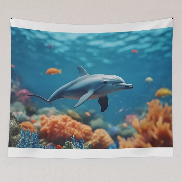Item preview, Dolphin in a Coral Reef: A Spectacular Underwater Encounter designed and sold by emaga.