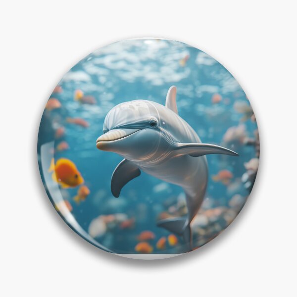 Item preview, Dolphin in a Coral Reef: A Spectacular Underwater Encounter designed and sold by emaga.