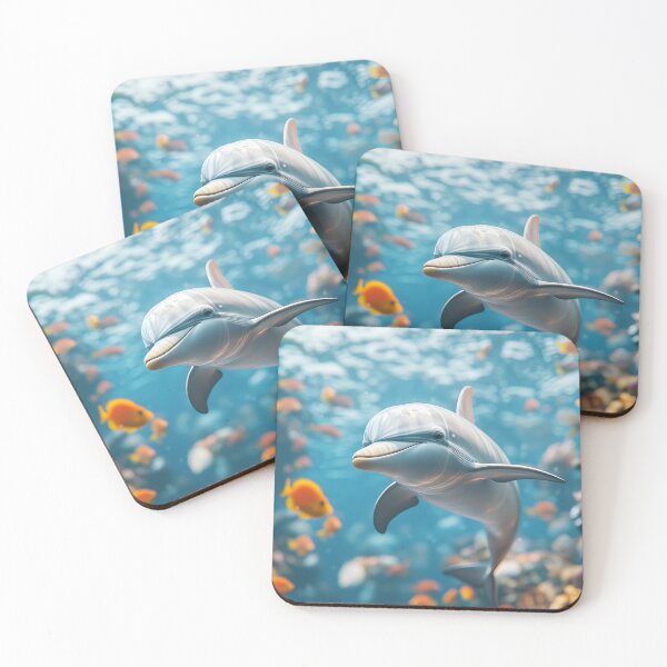 Item preview, Dolphin in a Coral Reef: A Spectacular Underwater Encounter designed and sold by emaga.