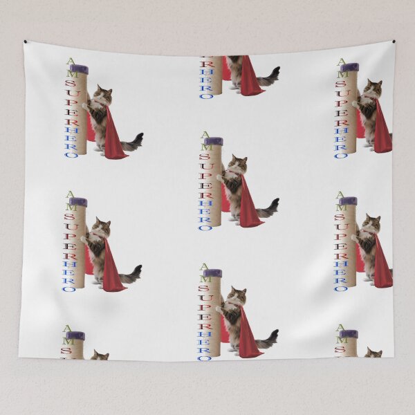 Item preview, Super Cat Defender designed and sold by NenonoDesigner.