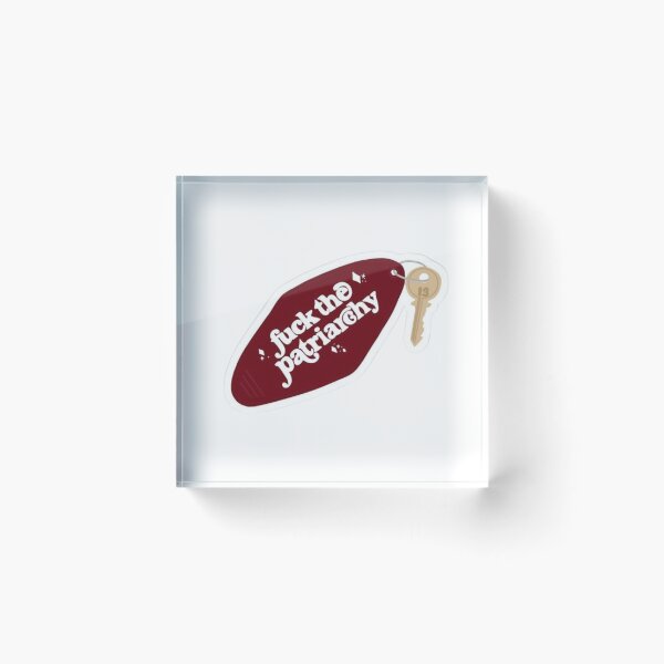 Item preview, F#ck the patriarchy keychain art designed and sold by nikkyds05.