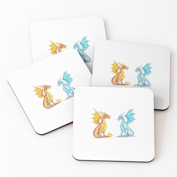 Item preview,  Fire And Ice Sacred Dragons  designed and sold by Shapeshifter797.