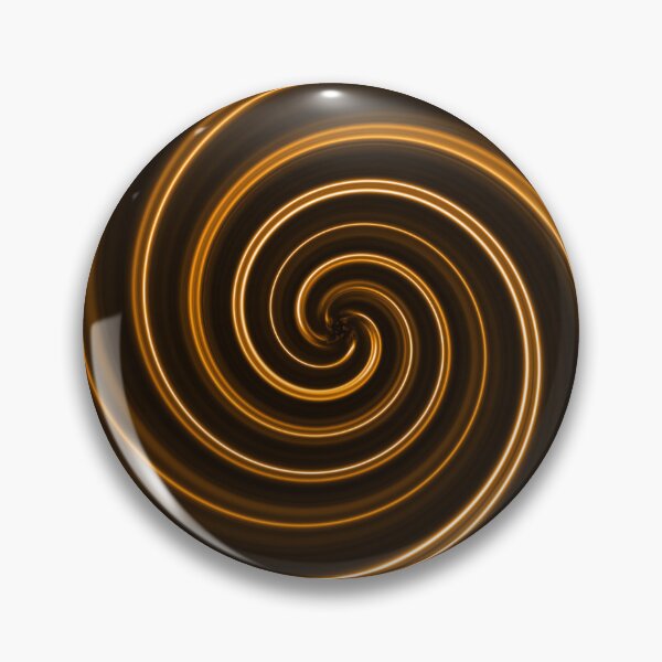 Artikelvorschau, Celestial Golden Swirl – Hypnotische abstrakte Lichtspirale entworfen und verkauft von Basma Store.