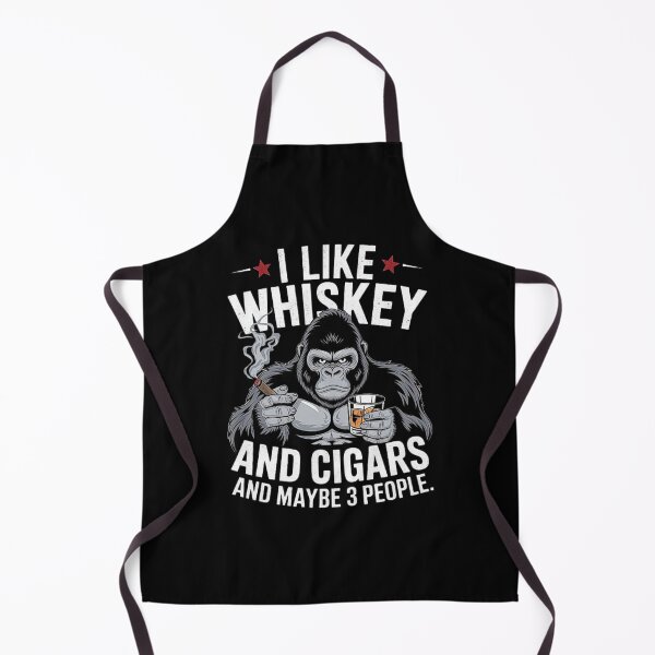 Item preview, I Like Whiskey And Cigars And Maybe 3 People Monkey designed and sold by love3617.