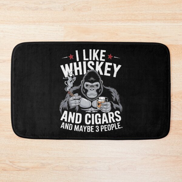 Item preview, I Like Whiskey And Cigars And Maybe 3 People Monkey designed and sold by love3617.