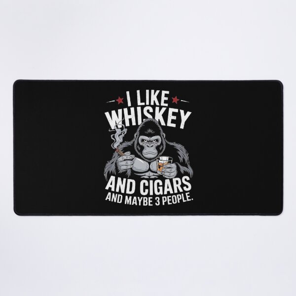Item preview, I Like Whiskey And Cigars And Maybe 3 People Monkey designed and sold by love3617.
