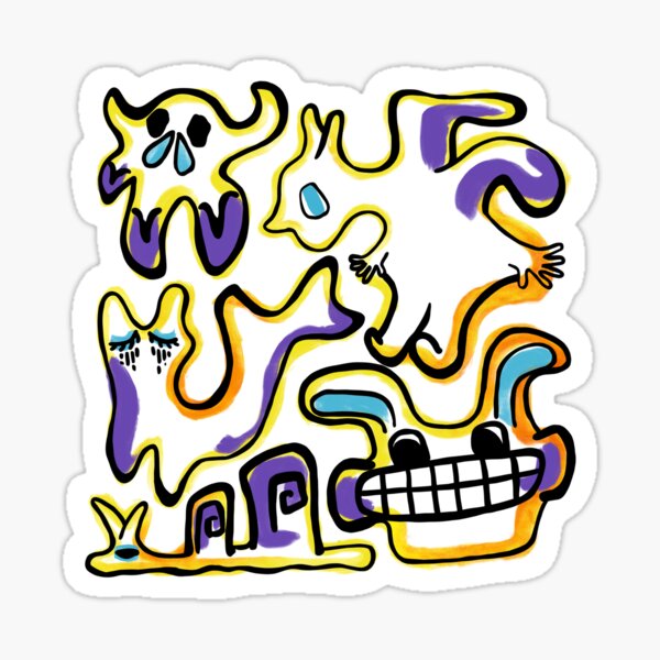 Item preview, Bean Collection - Tile Monsters Art Creatures designed and sold by StrangeAndBeige.