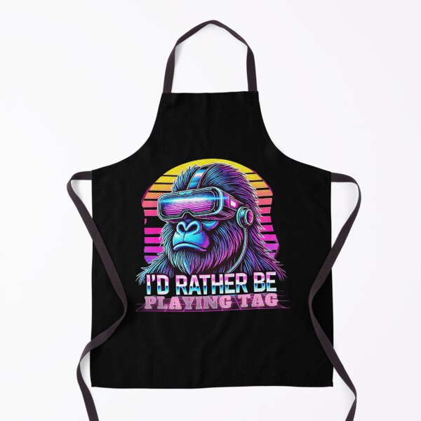 Item preview, I'd Rather Playing Tag Gorilla Monkey Tag Gorilla VR Gamer designed and sold by love3617.
