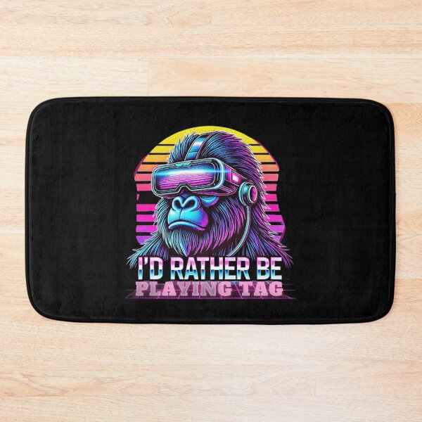 Item preview, I'd Rather Playing Tag Gorilla Monkey Tag Gorilla VR Gamer designed and sold by love3617.