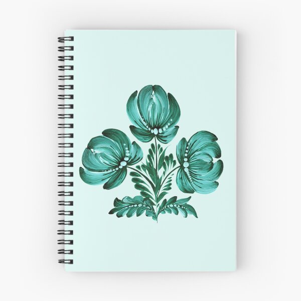 Item preview, A bouquet of emerald green flowers of Ukraine in style Petrykivka style, author's drawing designed and sold by Sunflower-7.