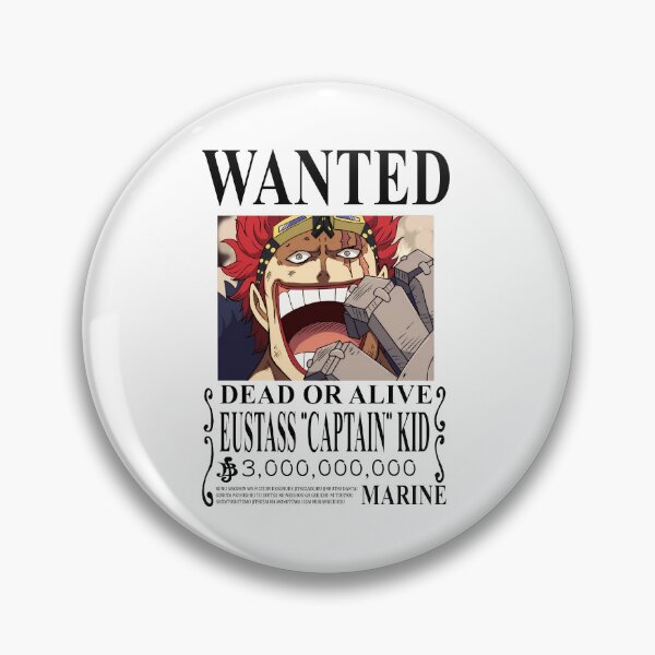 Item preview, eustass kid wanted poster black text designed and sold by reandreuwalleno.