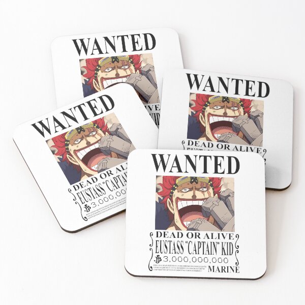 Item preview, eustass kid wanted poster black text designed and sold by reandreuwalleno.