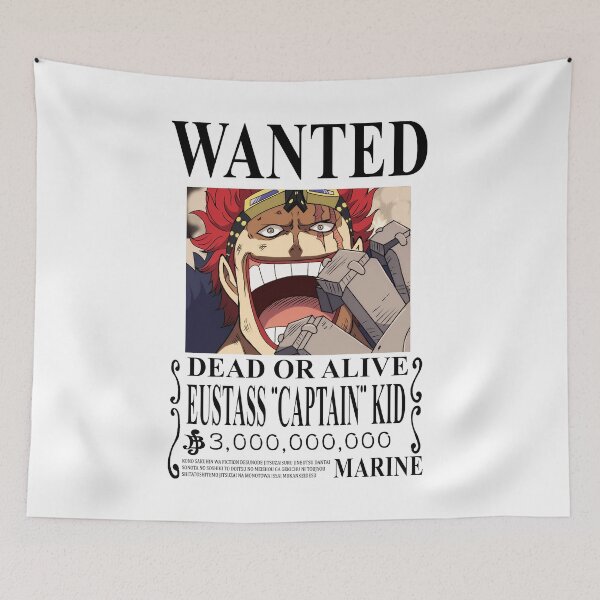 Item preview, eustass kid wanted poster black text designed and sold by reandreuwalleno.