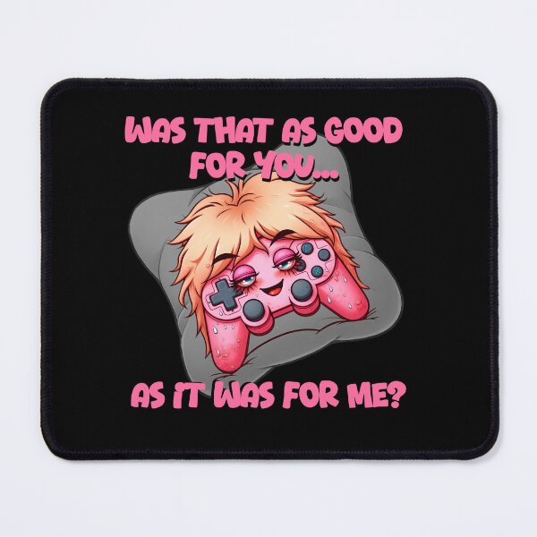 Item preview, Funny Gamer Shirt – Worn-Out Video Game Controller on Pillow – 'Was That As Good for You as It Was for Me?' – Nerdy Gaming Humor designed and sold by eh-stuff.