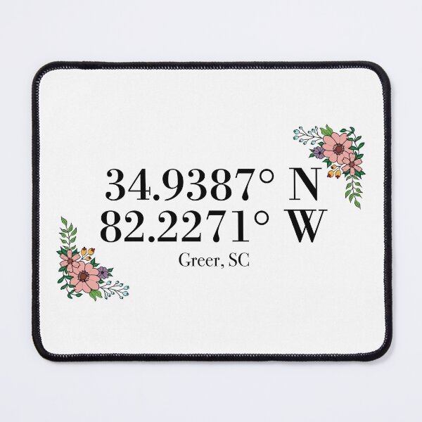 Item preview, Greer, SC Coordinates designed and sold by mynameisliana.