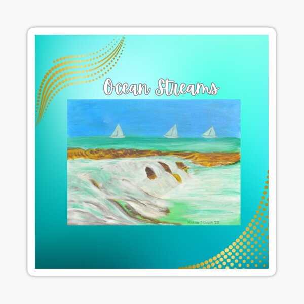 Item preview, Ocean Streams designed and sold by UniqueGift4You.