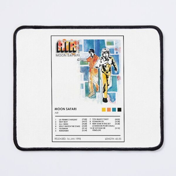 Item preview, Air - Moon Safari Album Artwork designed and sold by curseofkazar.