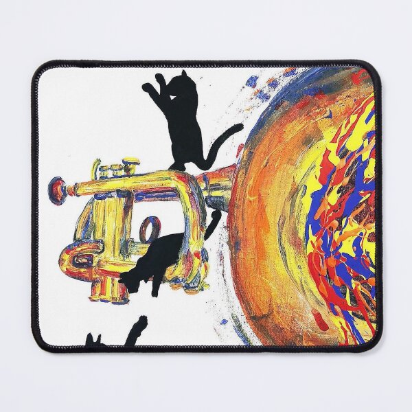 Item preview, Kittens on a Trumpet designed and sold by ArtandDesignbyJoy.