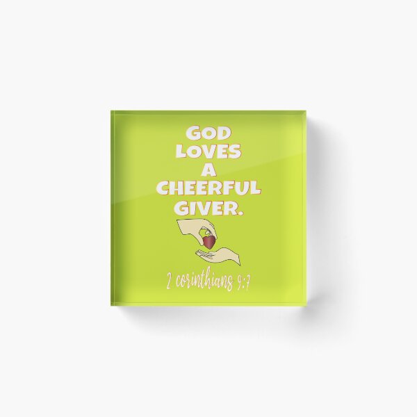 Item preview, God Loves A Cheerful Giver designed and sold by Mye Light Designs.