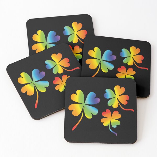 Item preview, Rainbow Clovers designed and sold by CoffeeTechNerd.