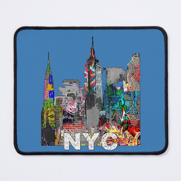 Item preview, NYC Graffiti Art – Colorful Abstract Street Art of New York City designed and sold by Phat Dog Designs .