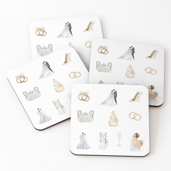 Item preview, Watercolor Wedding Day Collection  designed and sold by silviaol.