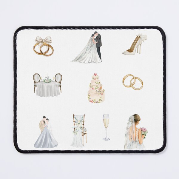Item preview, Watercolor Wedding Day Collection designed and sold by silviaol.