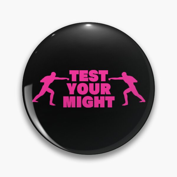 Item preview, Test Your Might Pink designed and sold by UNK-Fatigues.