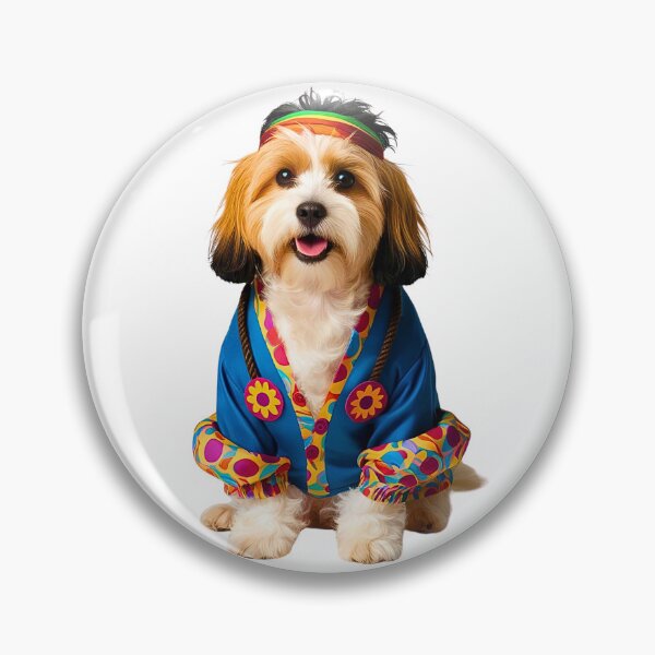 Item preview, Groovy 1970s Maltipoo – Peace, Love & Hippy Vibes designed and sold by Fredster1966.