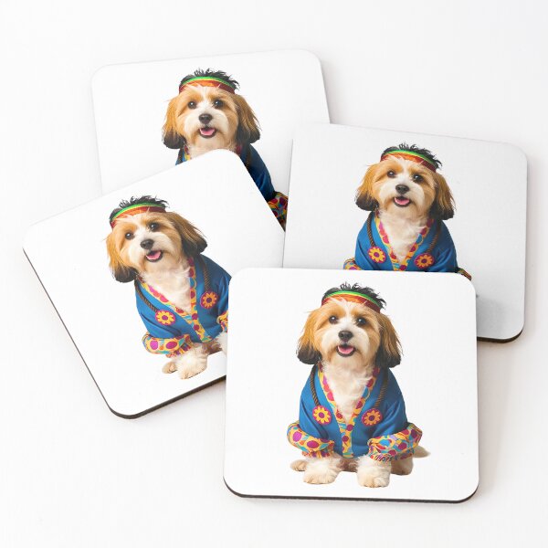 Item preview, Groovy 1970s Maltipoo – Peace, Love & Hippy Vibes designed and sold by Fredster1966.