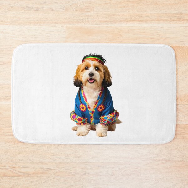 Item preview, Groovy 1970s Maltipoo – Peace, Love & Hippy Vibes designed and sold by Fredster1966.