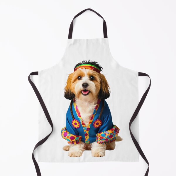 Item preview, Groovy 1970s Maltipoo – Peace, Love & Hippy Vibes designed and sold by Fredster1966.